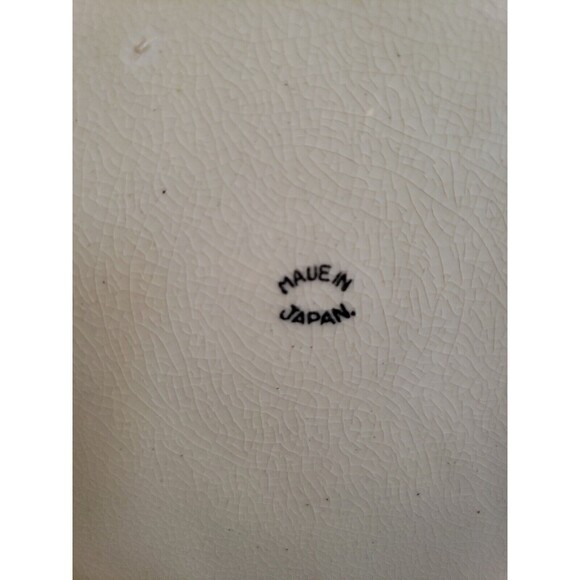 Vintage Decorative Plate Raised Grapes & Leaves 10.5" Made in Japan Handles - Picture 7 of 9